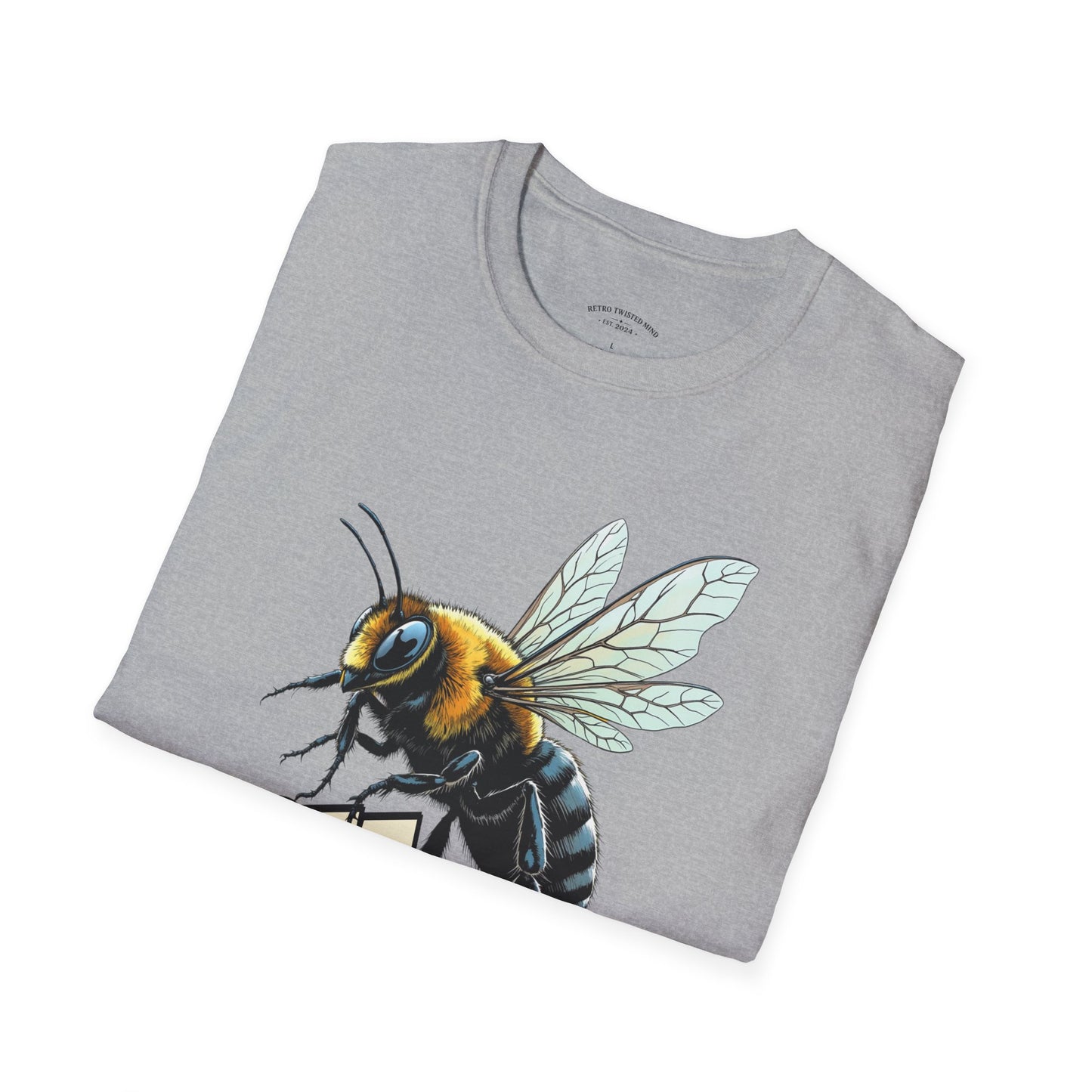 Bee Happy T‑Shirt — Cute Bumblebee Graphic Tee