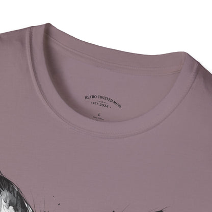 Chihuahua Portrait T‑Shirt — Expressive Black & White Dog Art Tee