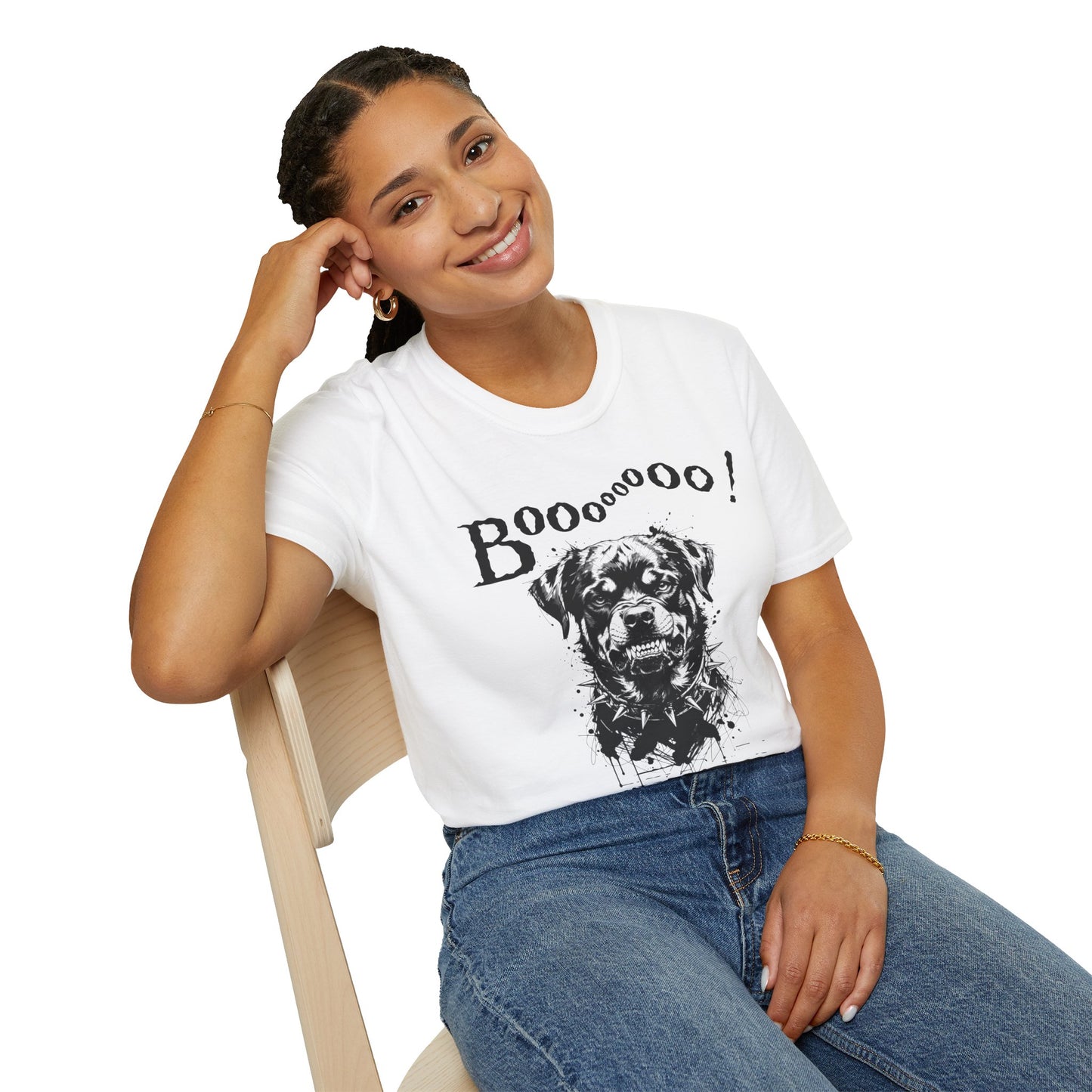 Rottweiler Boo! T-Shirt — Spooky Dog Halloween Tee