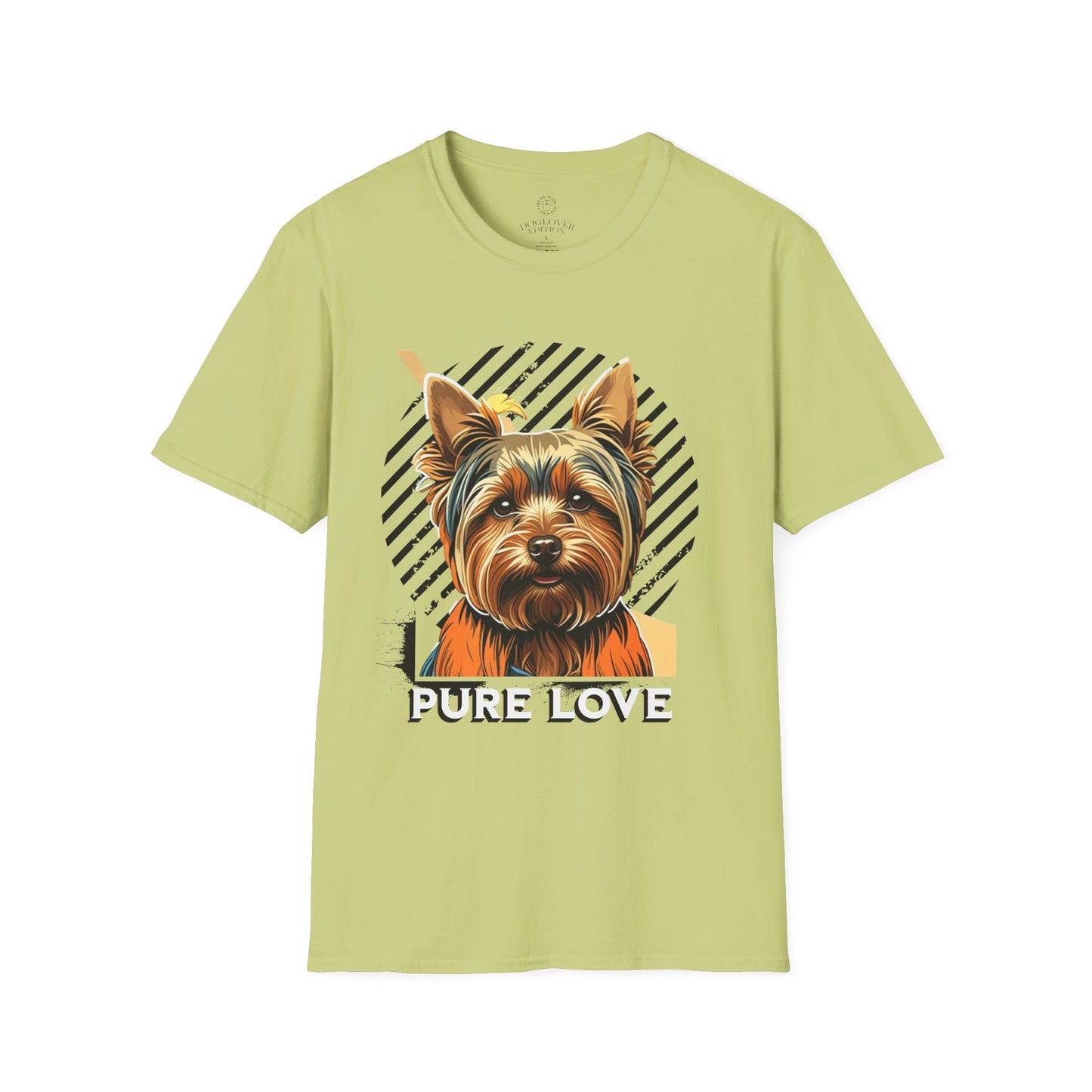 Pure Love Yorkie Unisex Softstyle T-Shirt - Perfect Gift for Dog Lovers