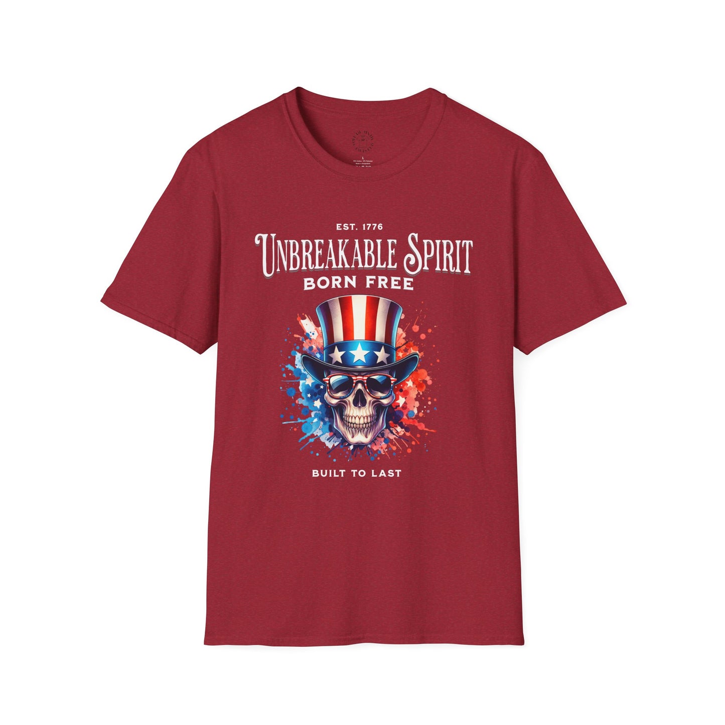 Patriotic Skull T-Shirt | Unisex Independence Day Tee