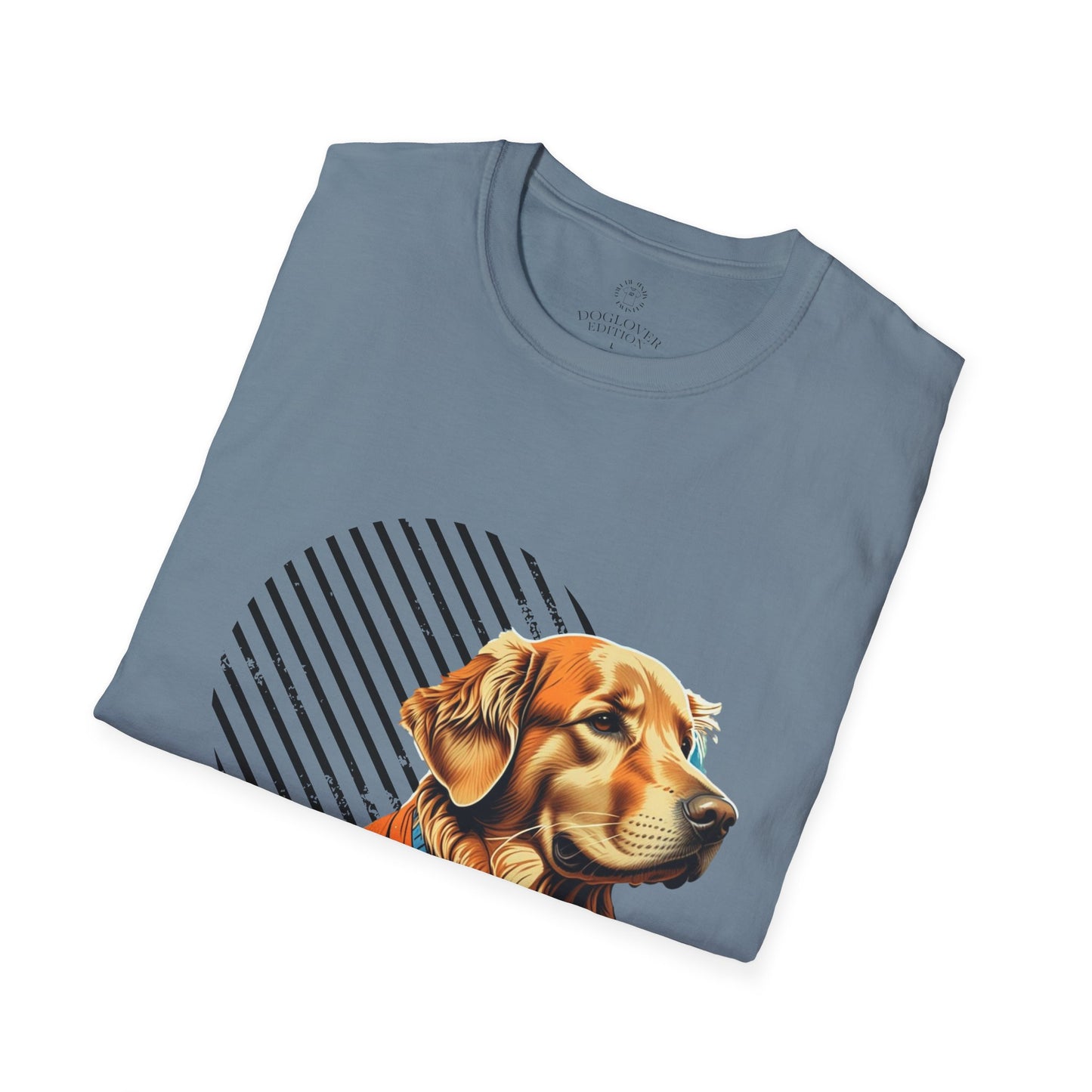 Pure Love Golden Retriever T-Shirt – Unisex Softstyle Tee for Dog Lovers