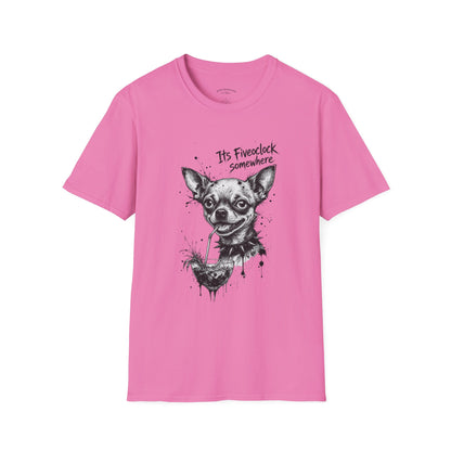 Chihuahua 'It's Five O'Clock Somewhere' T-Shirt