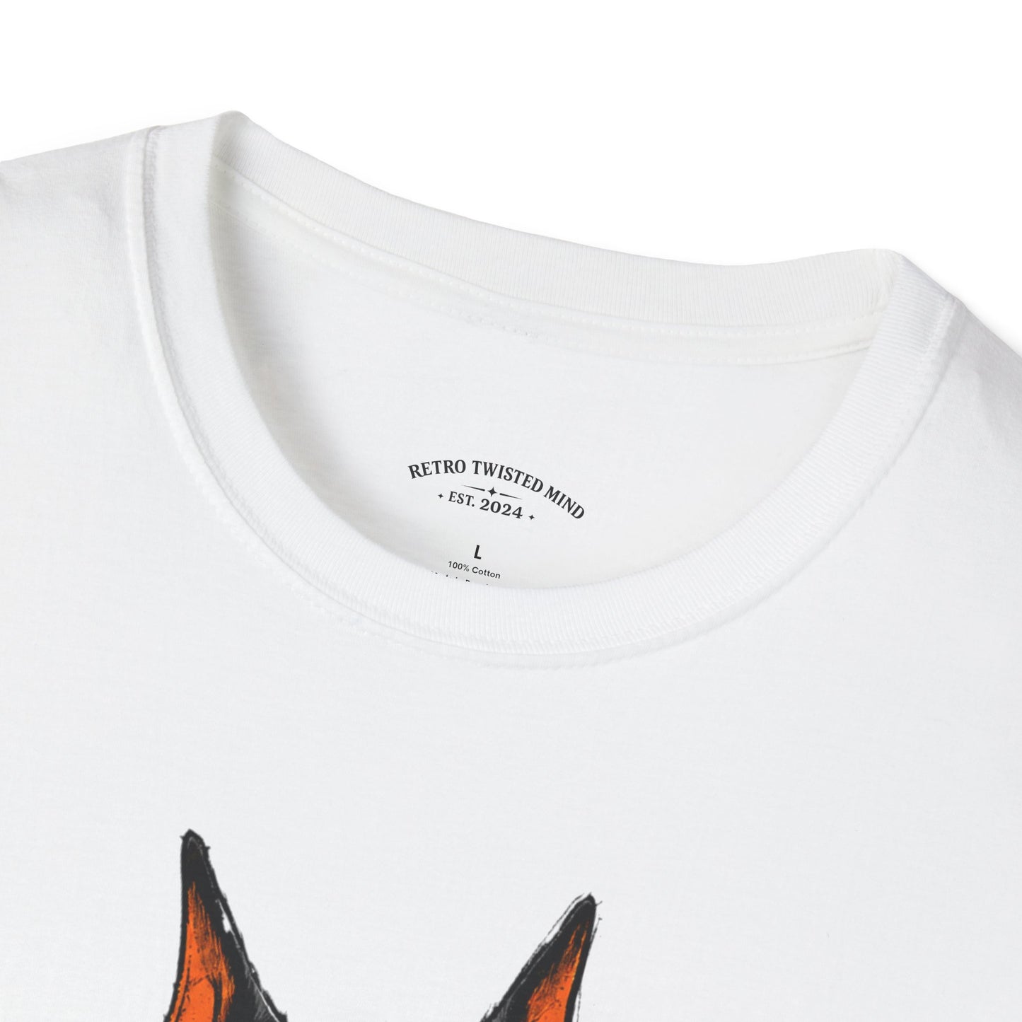 Doberman Graffiti T-Shirt — "You Sure?" Street Art Dog Tee