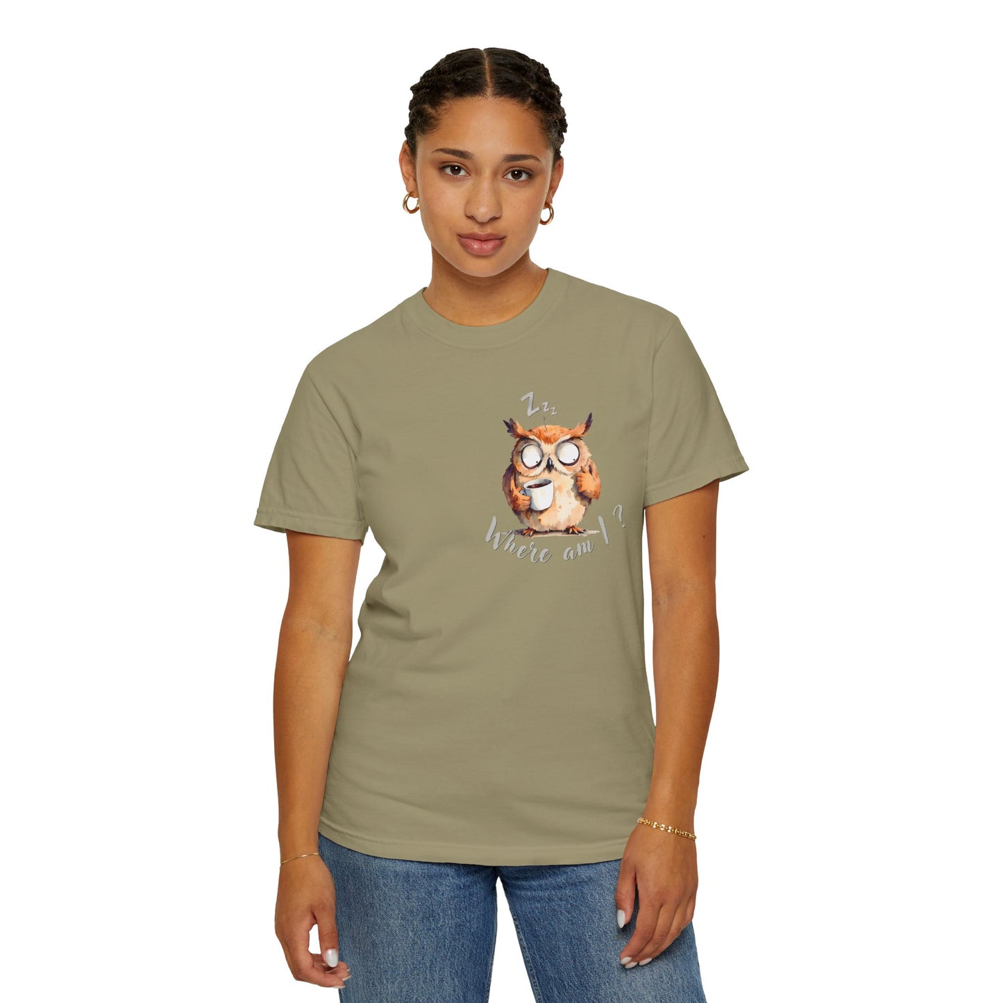 Where Am I? Owl Graphic T-Shirt