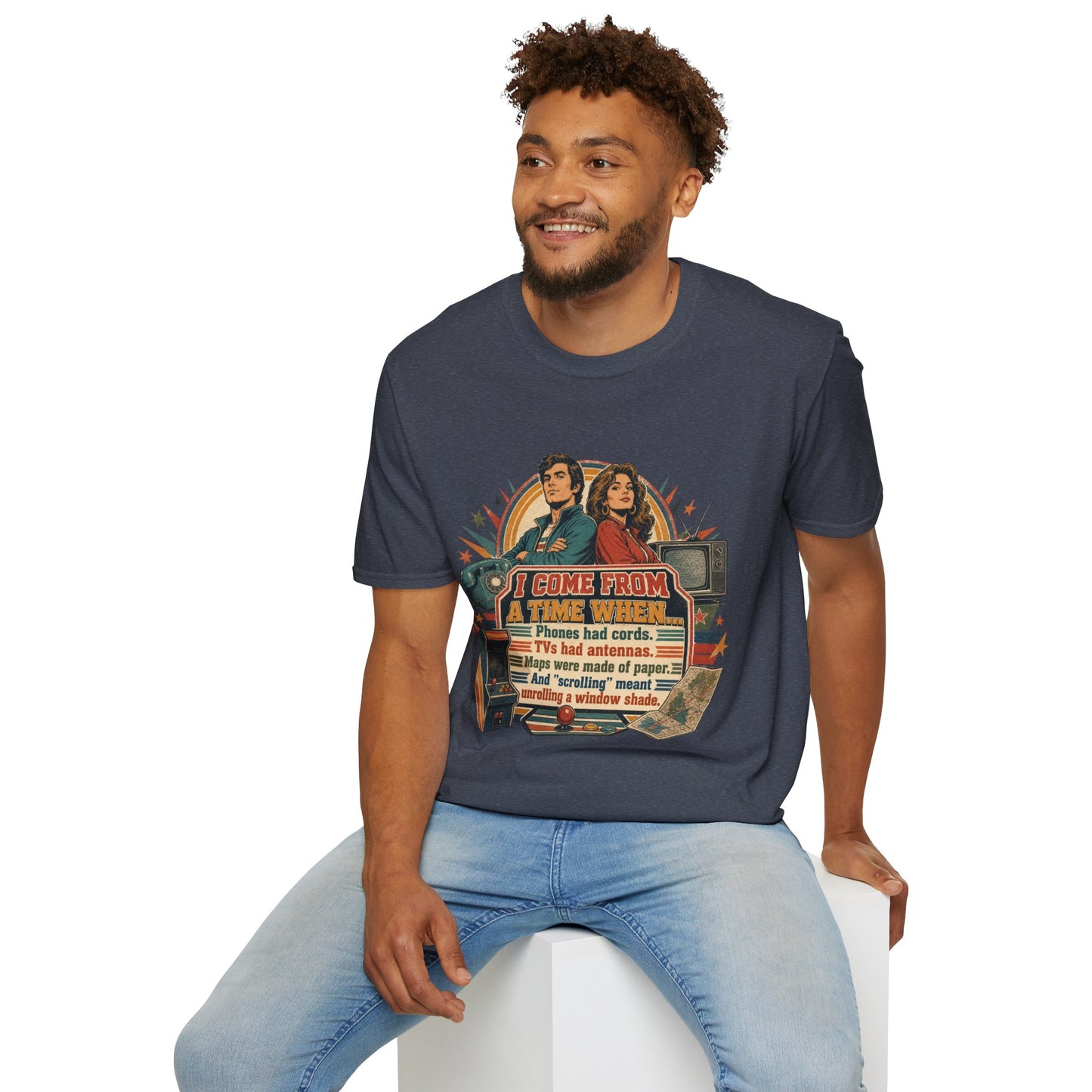 Vintage Road Trip T-Shirt — "I Come From A Time When" Retro Couple Graphic