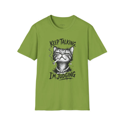 Keep Talking, I'm Judging Cat T-Shirt