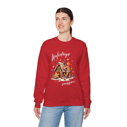 Holiday Season Gingerbread Crewneck Sweatshirt