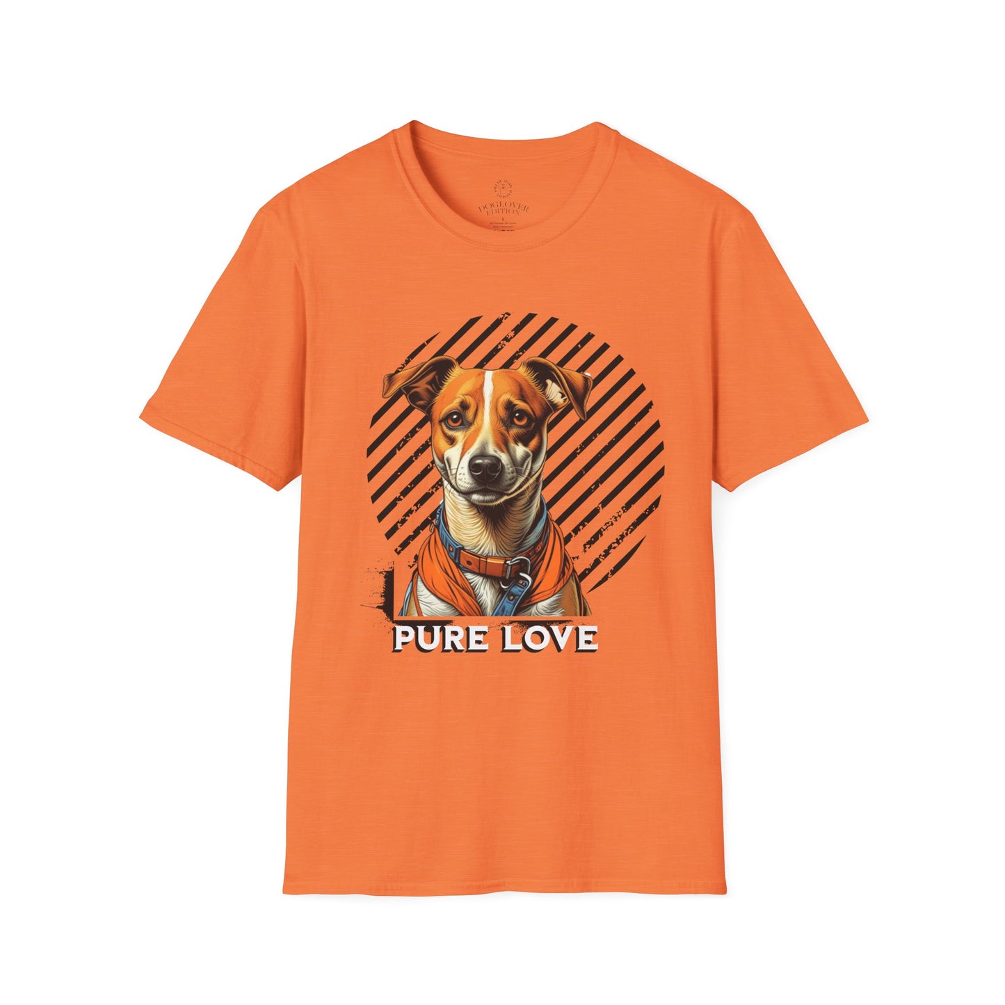 Pure Love Dog Unisex T-Shirt - Softstyle Cotton Tee for Animal Lovers