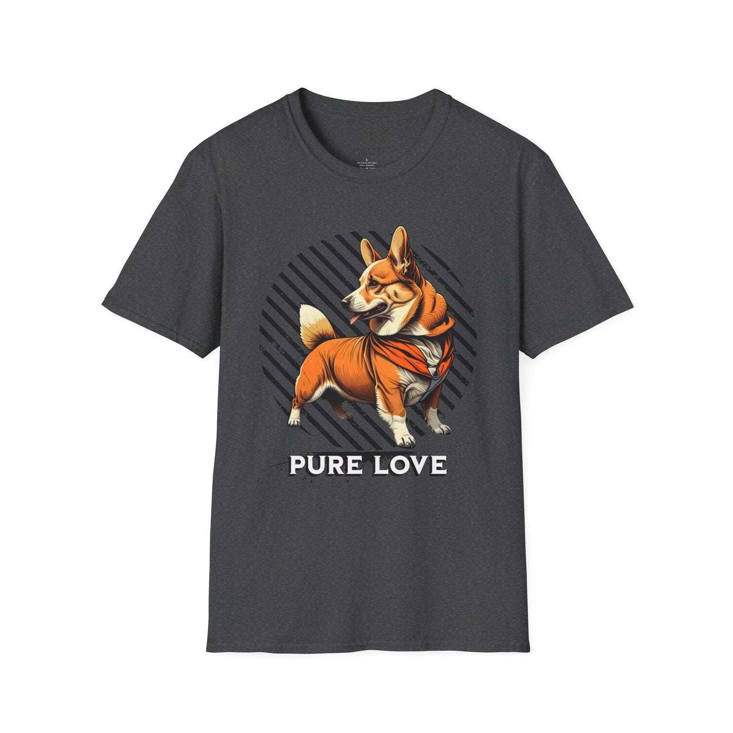 Pure Love Corgi Unisex Softstyle T-Shirt