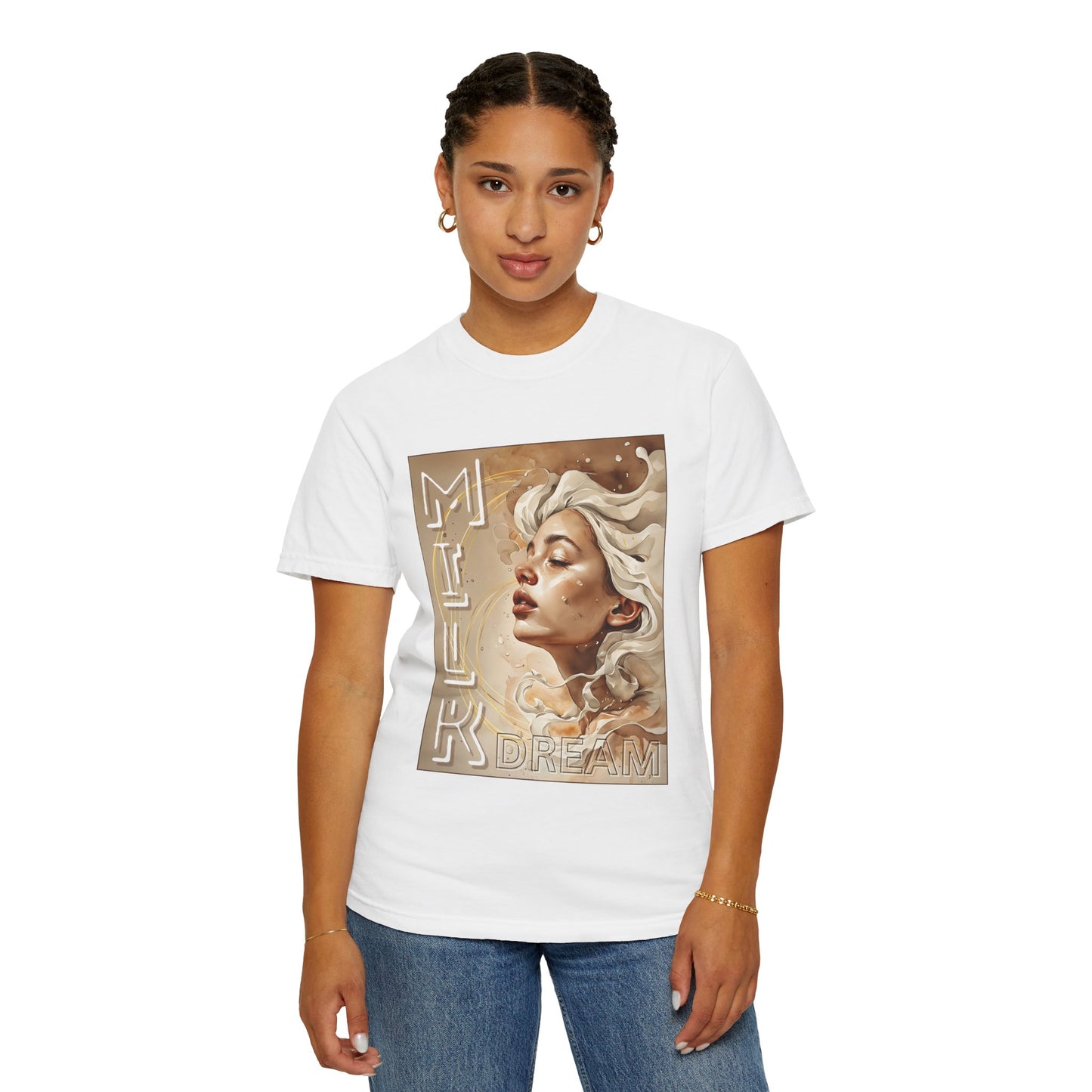 Dream Muse T-Shirt — Surreal Portrait Graphic Tee