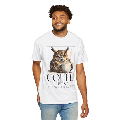Coffee First Owl T-Shirt
