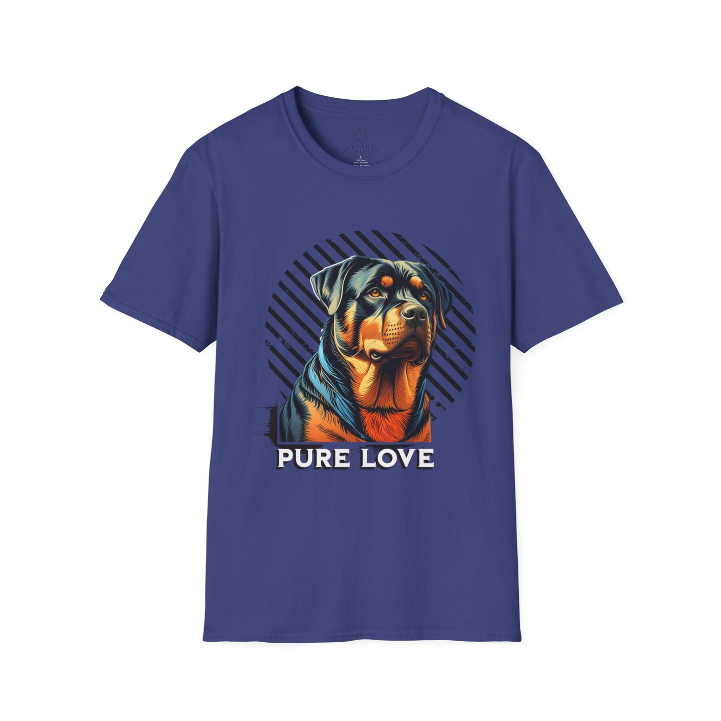 Pure Love Rottweiler Unisex Softstyle T-Shirt - Dog Lover Gift
