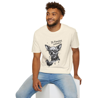 Chihuahua 'It's Five O'Clock Somewhere' T-Shirt