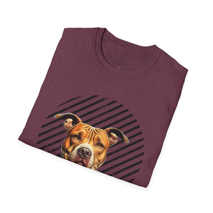 Pure Love Unisex Softstyle T-Shirt - Pitbull Design