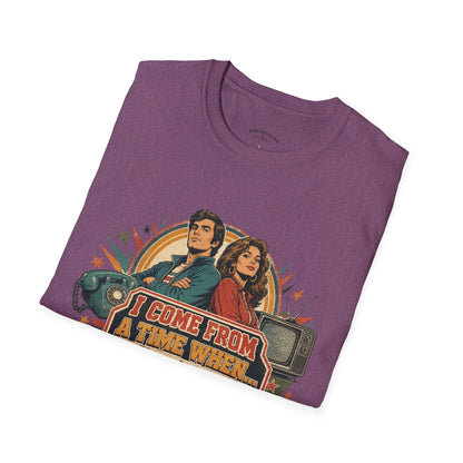 Vintage Road Trip T-Shirt — "I Come From A Time When" Retro Couple Graphic