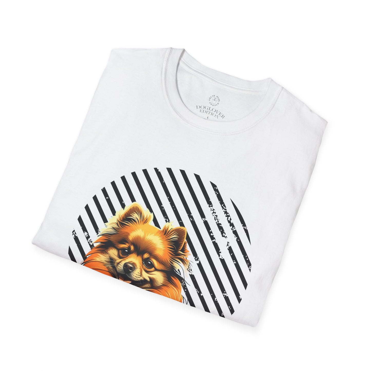 Pure Love Pomeranian T-Shirt - Unisex Softstyle Tee for Dog Lovers