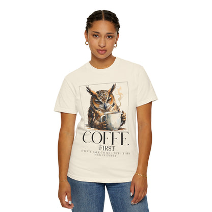 Coffee First Owl T-Shirt