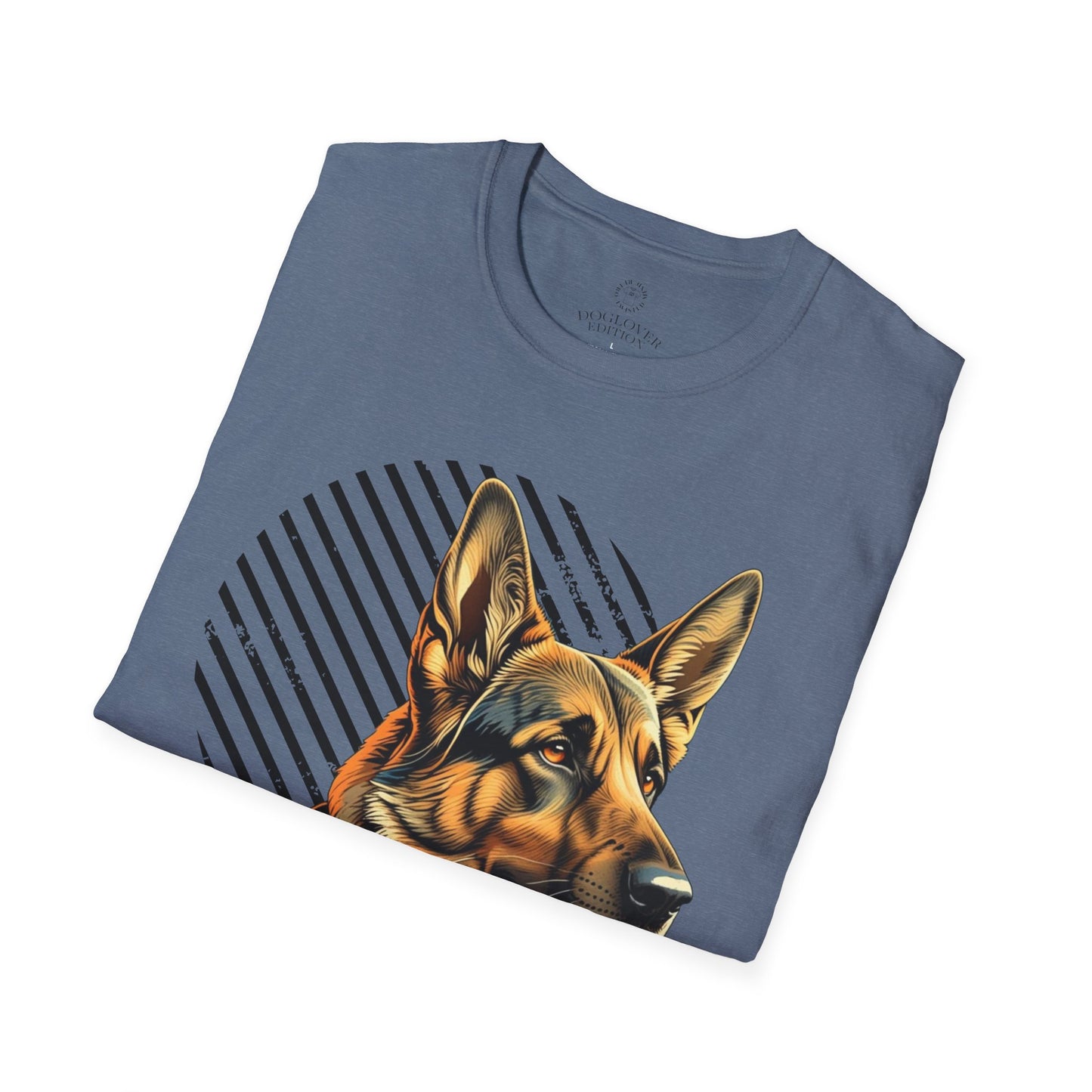 German Shepherd Pure Love Unisex Softstyle T-Shirt .dog