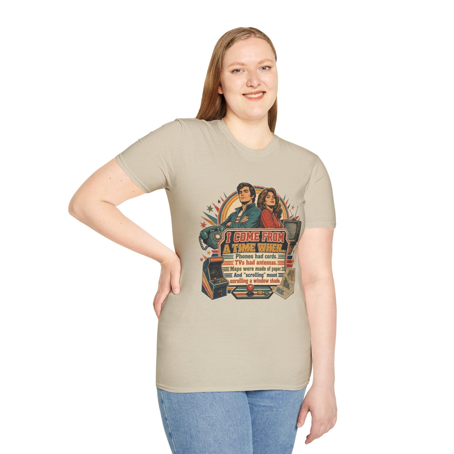 Vintage Road Trip T-Shirt — "I Come From A Time When" Retro Couple Graphic