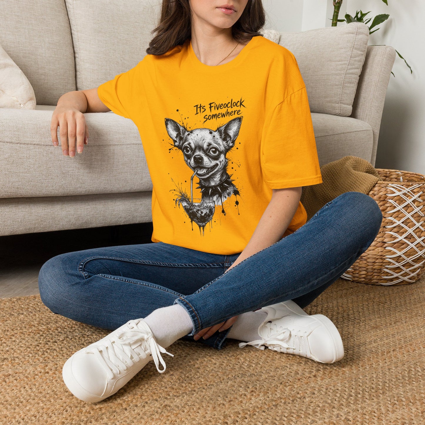 Chihuahua 'It's Five O'Clock Somewhere' T-Shirt