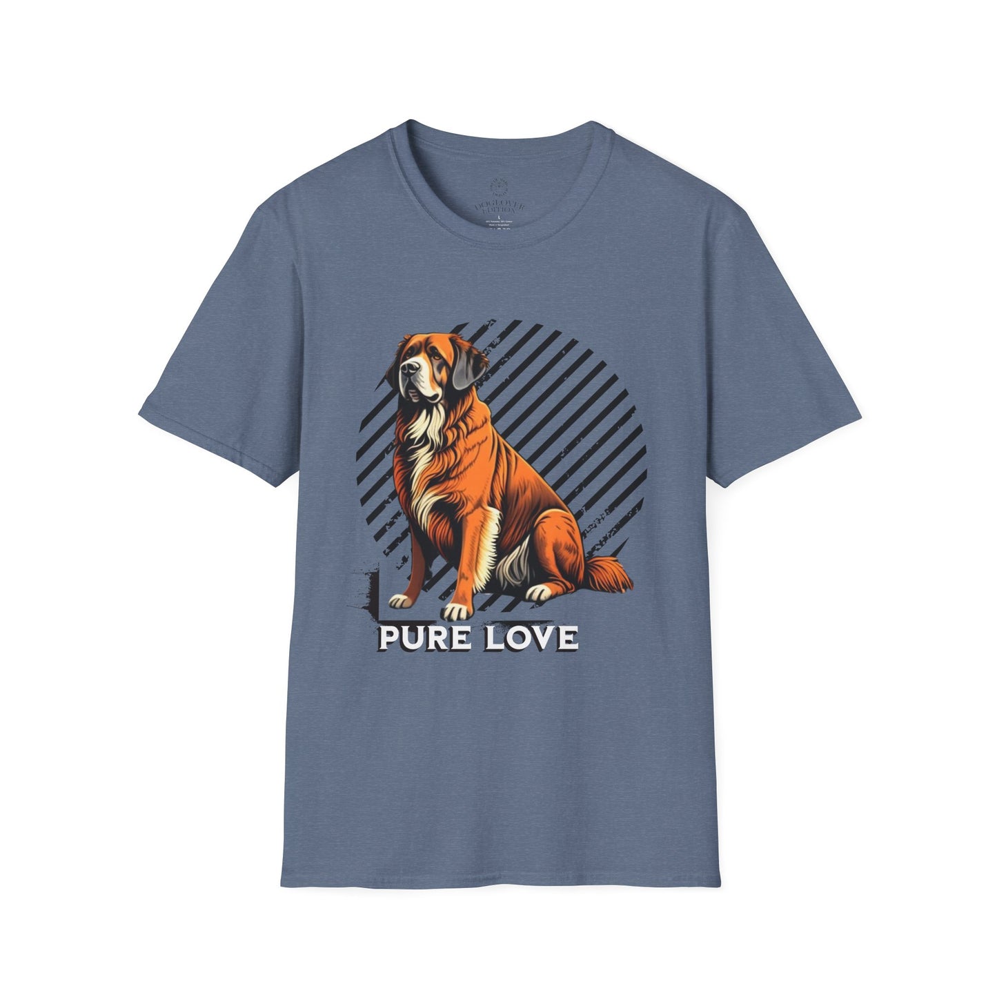 Pure Love Dog T-Shirt - Unisex Softstyle Pet Lover Tee
