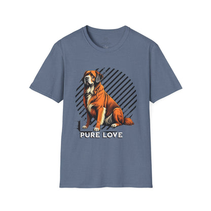Pure Love Dog T-Shirt - Unisex Softstyle Pet Lover Tee