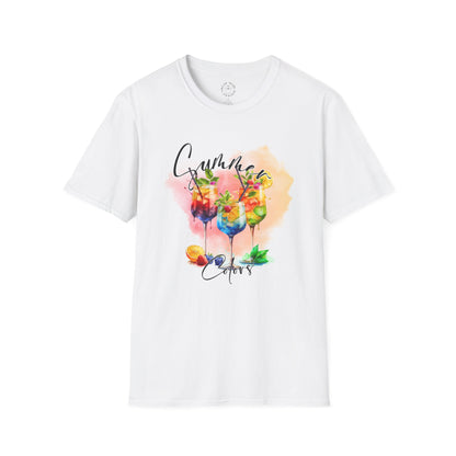 Colorful Floral Summer Unisex T-Shirt, Boho Shirt, Gift for Her, Vacation Tee, Festival Apparel, Summer Outfit