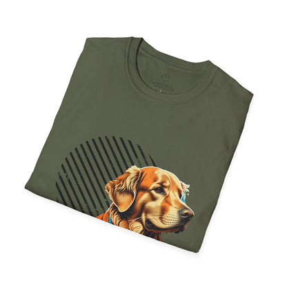 Pure Love Golden Retriever T-Shirt – Unisex Softstyle Tee for Dog Lovers