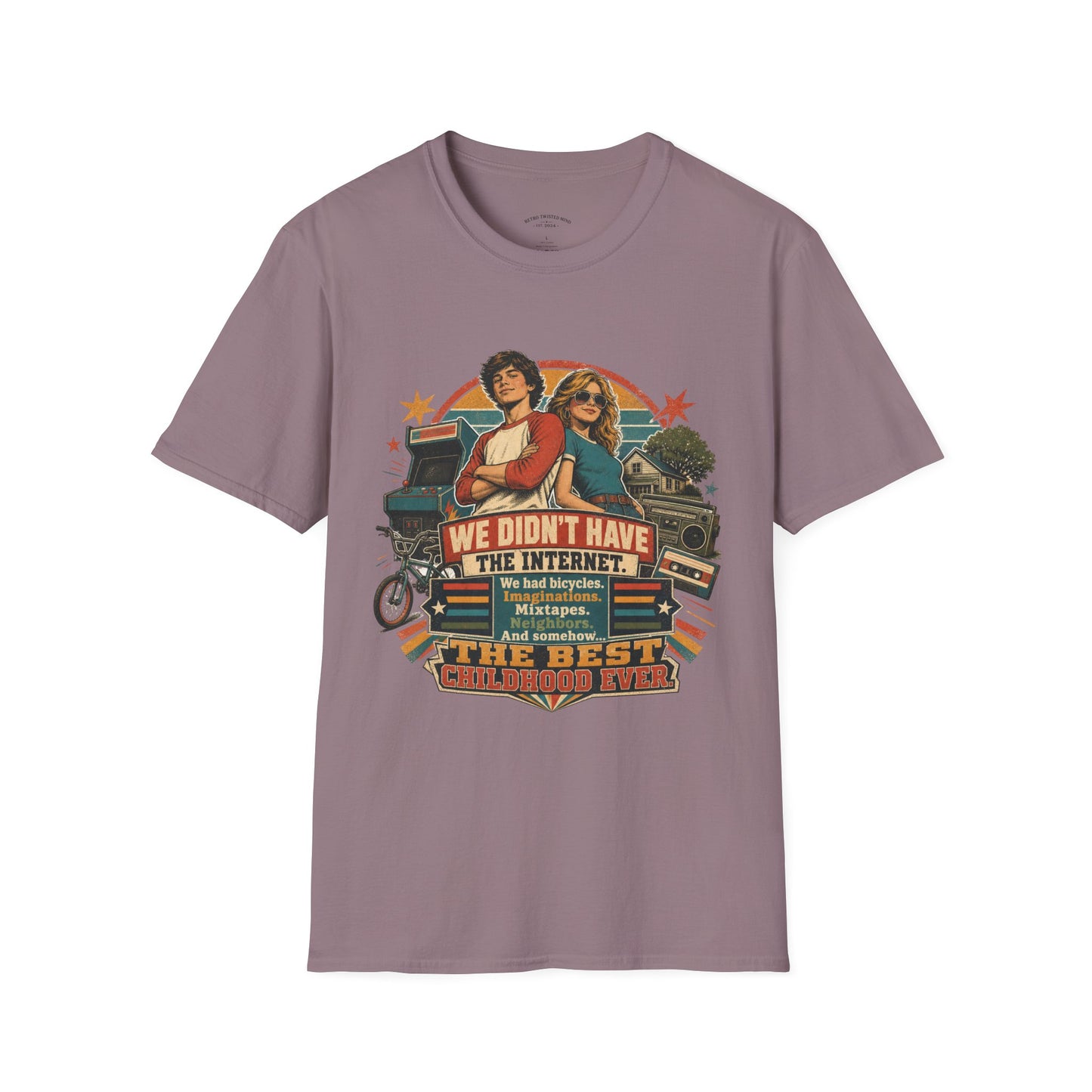 Retro Stranger Things 'We Didn't Have The Internet' T-Shirt