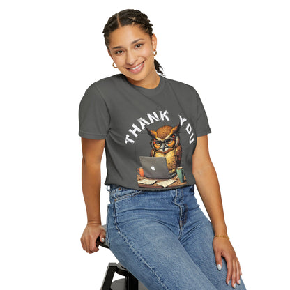 Owl 'Thank You, Not Interested' Graphic T-Shirt