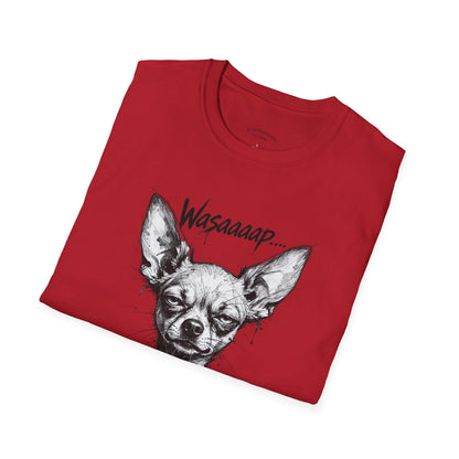 Chihuahua 'Wasaaaap' Graphic T-Shirt — Funny Dog Tee for Pet Lovers