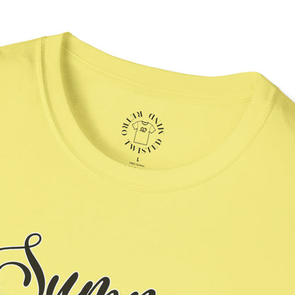 Summer Colors Cocktail T-Shirt, Unisex Tee, Fun Summer Wear, Gift for Cocktails Lovers, Beach Party Shirt, Vacation Top