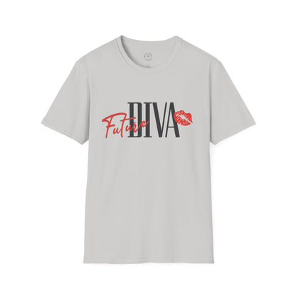 Future Diva Unisex Softstyle T-Shirt | Stylish Casual Tee for Empowered Women | Perfect for Gifts and Celebrations.twisted