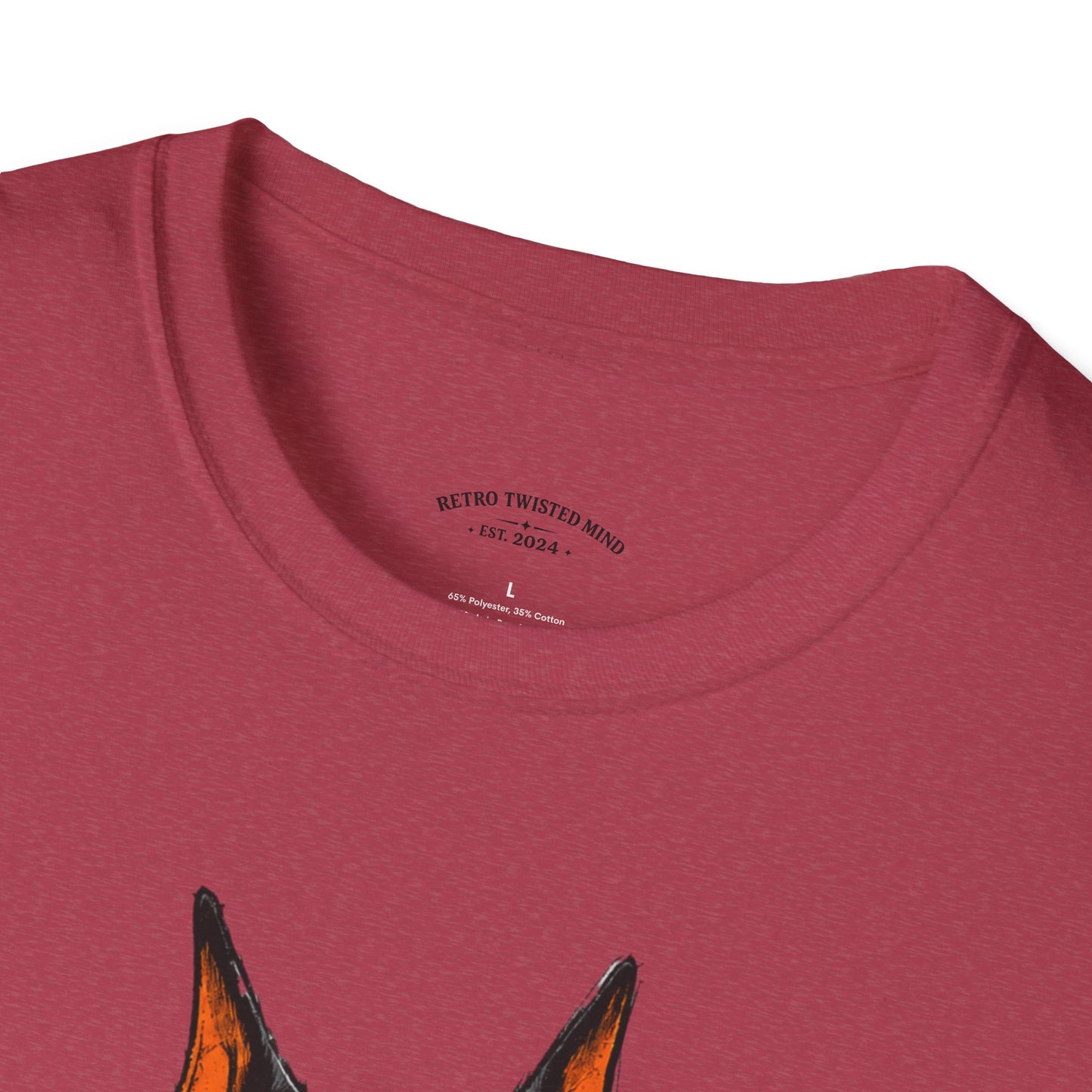 Doberman Graffiti T-Shirt — "You Sure?" Street Art Dog Tee