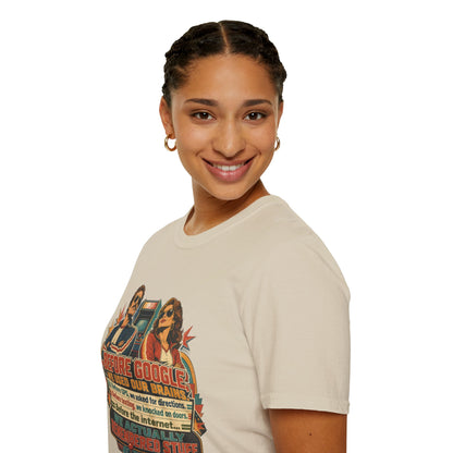 Before Google T-Shirt — Retro Vintage "We Used Our Brains" Graphic Tee