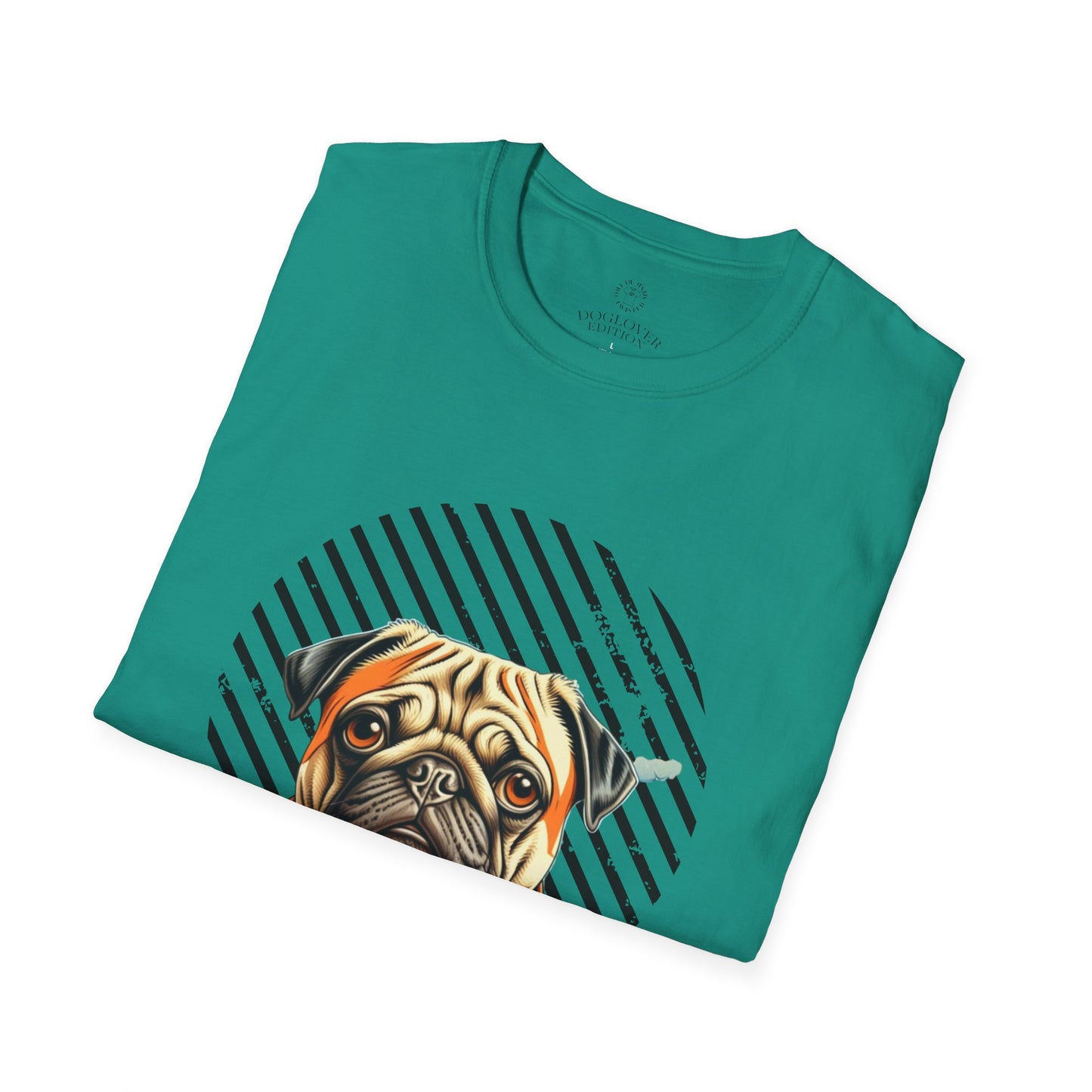Pure Love Pug T-Shirt - Unisex Softstyle Tee