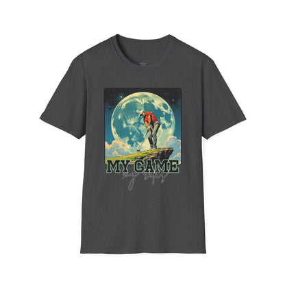 Retro Game Vibes Unisex Softstyle T-Shirt - 'My Game, My Rules' golf.sport
