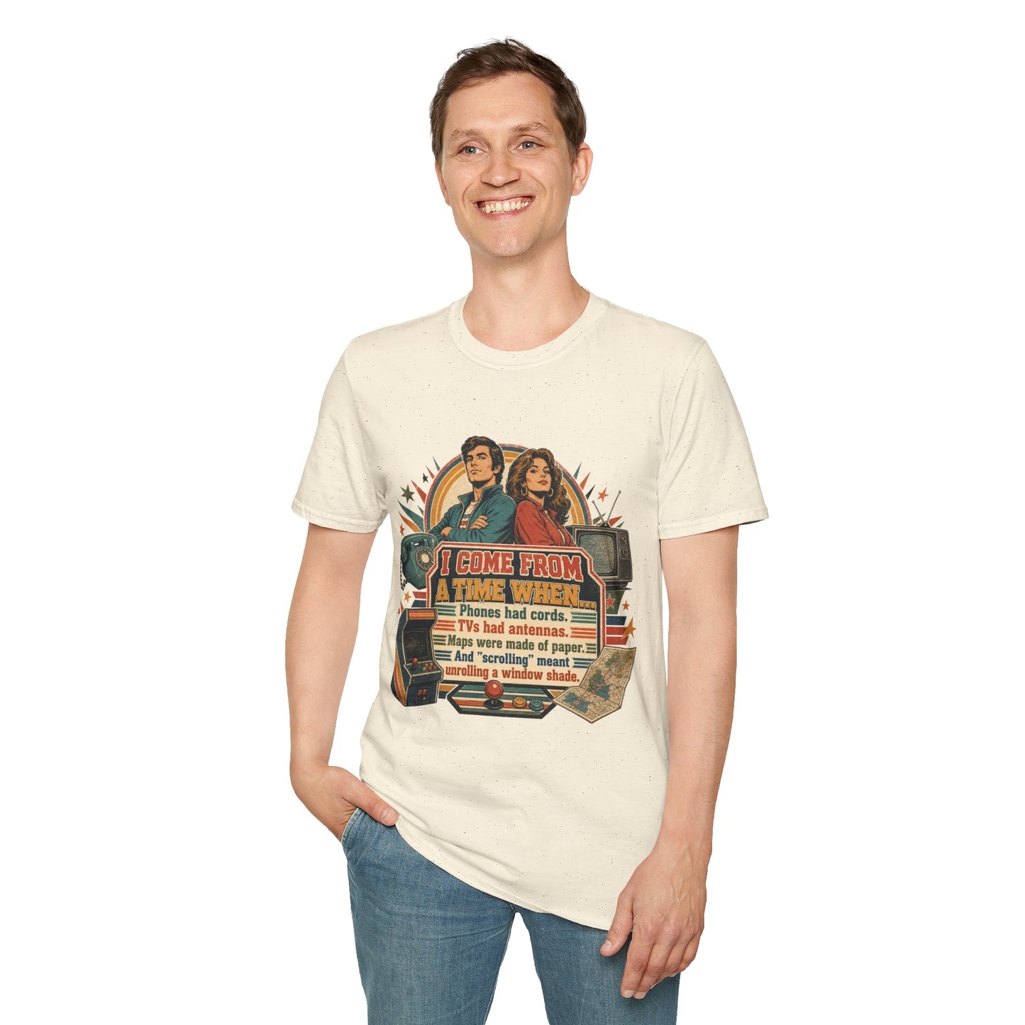 Vintage Road Trip T-Shirt — "I Come From A Time When" Retro Couple Graphic