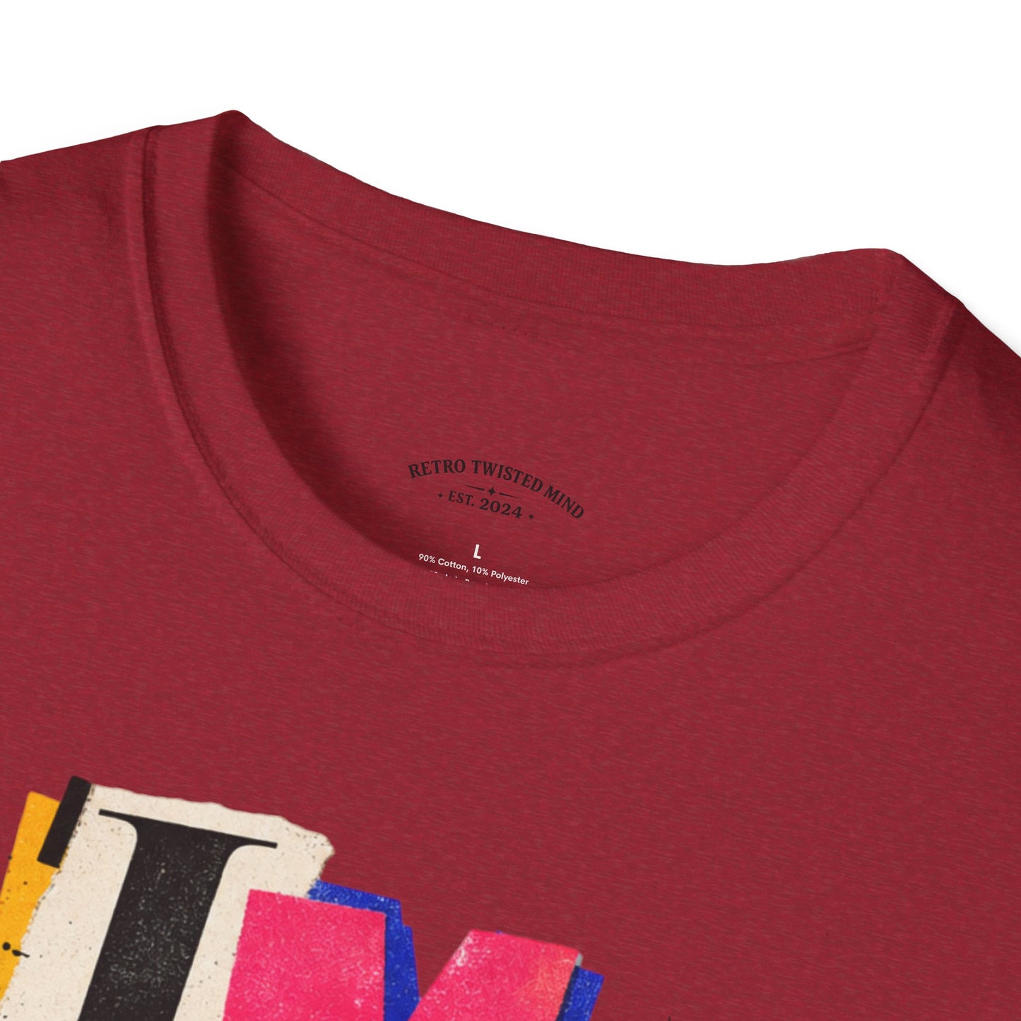 T-Shirt — "I'M FINE, THANK YOU" Retro Collage Graphic Tee