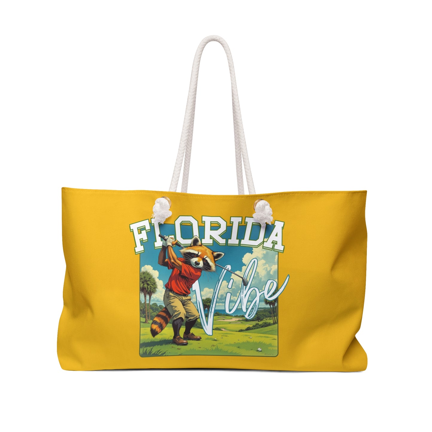Florida Vibe Weekender Bag - Perfect for Travel and Outdoor Adventures,racoon