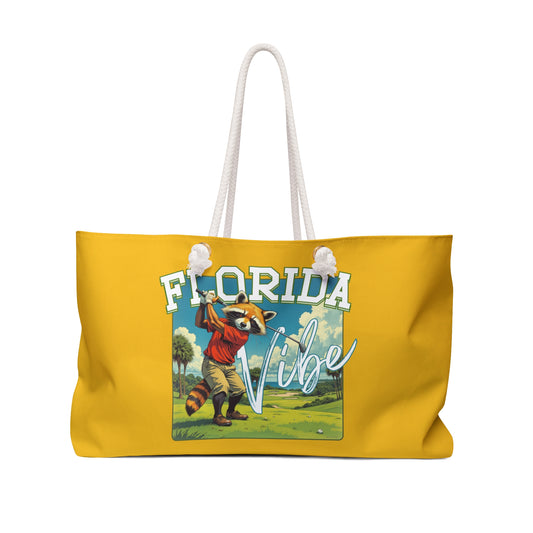 Florida Vibe Weekender Bag - Perfect for Travel and Outdoor Adventures,racoon