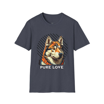 Pure Love Dog Unisex Softstyle T-Shirt - Perfect Gift for Dog Lovers
