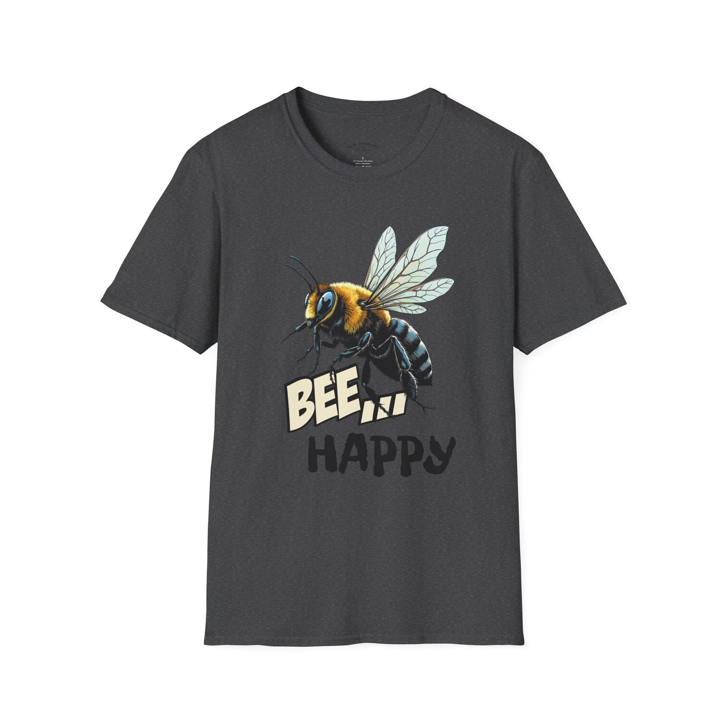 Bee Happy T‑Shirt — Cute Bumblebee Graphic Tee