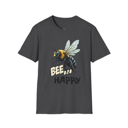 Bee Happy T‑Shirt — Cute Bumblebee Graphic Tee