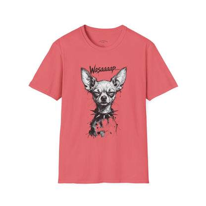 Chihuahua 'Wasaaaap' Graphic T-Shirt — Funny Dog Tee for Pet Lovers