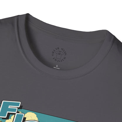 Fishing Like a Pro Unisex Softstyle T-Shirt - Perfect for Anglers & Outdoor Enthusiasts,gator
