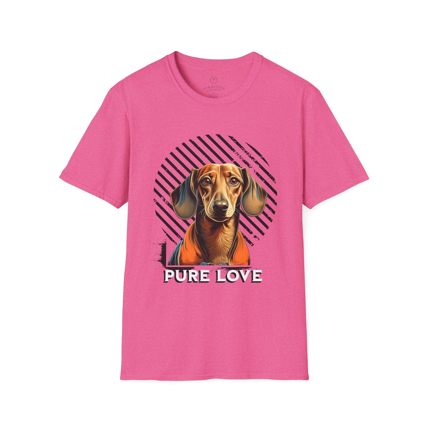Pure Love Dachshund Unisex Softstyle T-Shirt - Perfect for Dog Lovers