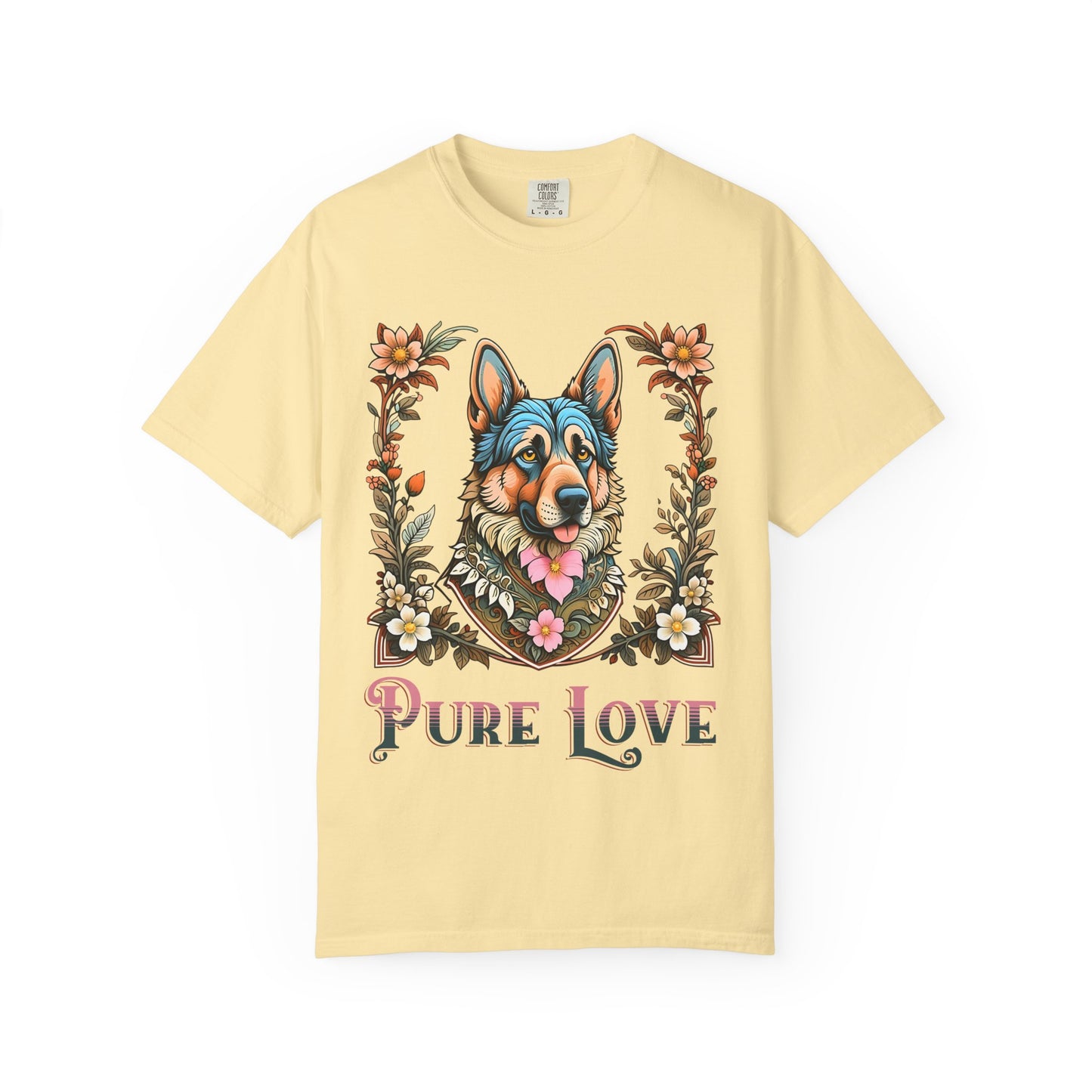Pure Love Unisex T-Shirt - Dog Graphic Tee for Animal Lovers