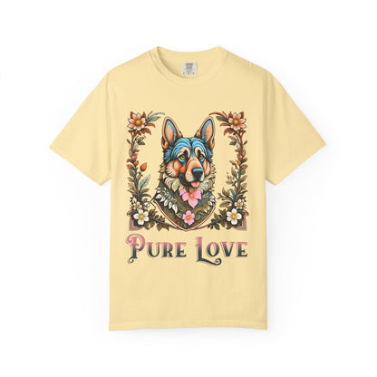 Pure Love Unisex T-Shirt - Dog Graphic Tee for Animal Lovers